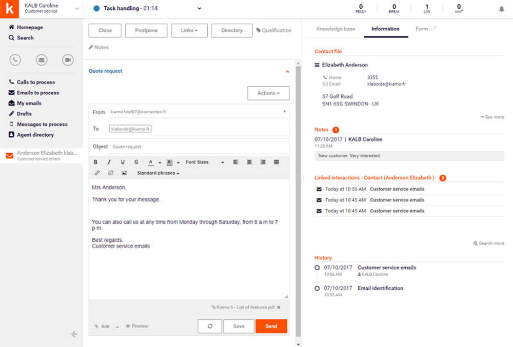 Answer your customers’ emails efficiently