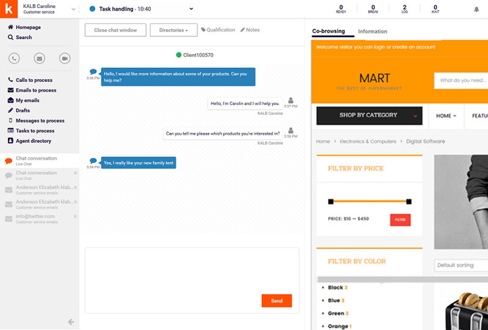 Monitor visitors’ journeys in real-time
