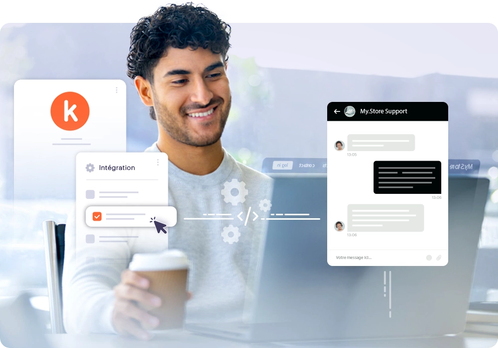 Choix d'intégration du WebChat avec Kiamo