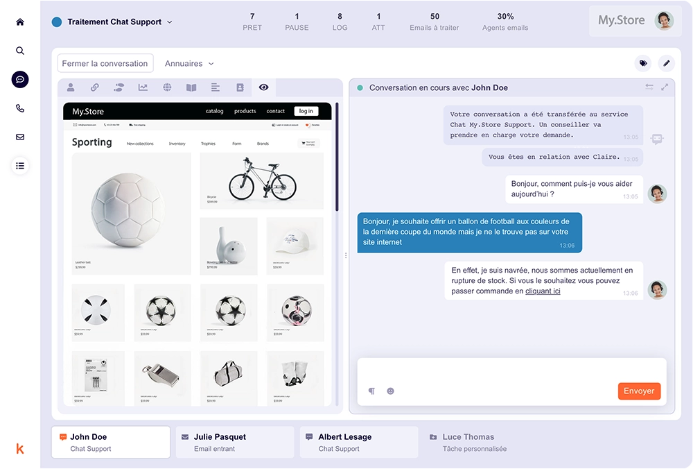 Optimisez l'efficacité de la gestion des conversations Chat