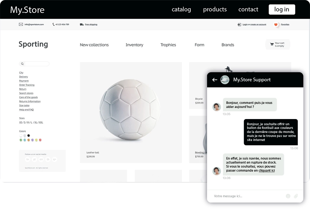 Live Chat pour expérience client optimale